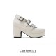 Iris Corolla Customize B Three-Buckle Chunky Platform Shoes(Reservation/3 Colours/Full Payment Without Shipping)